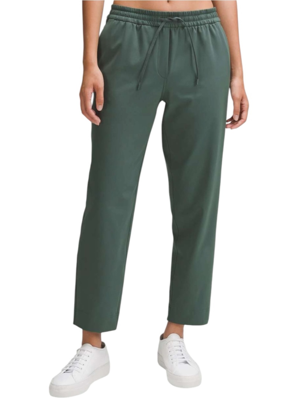 Lululemon Luxtreme Green Tapered-Leg Mid-Rise 7/8 Pant